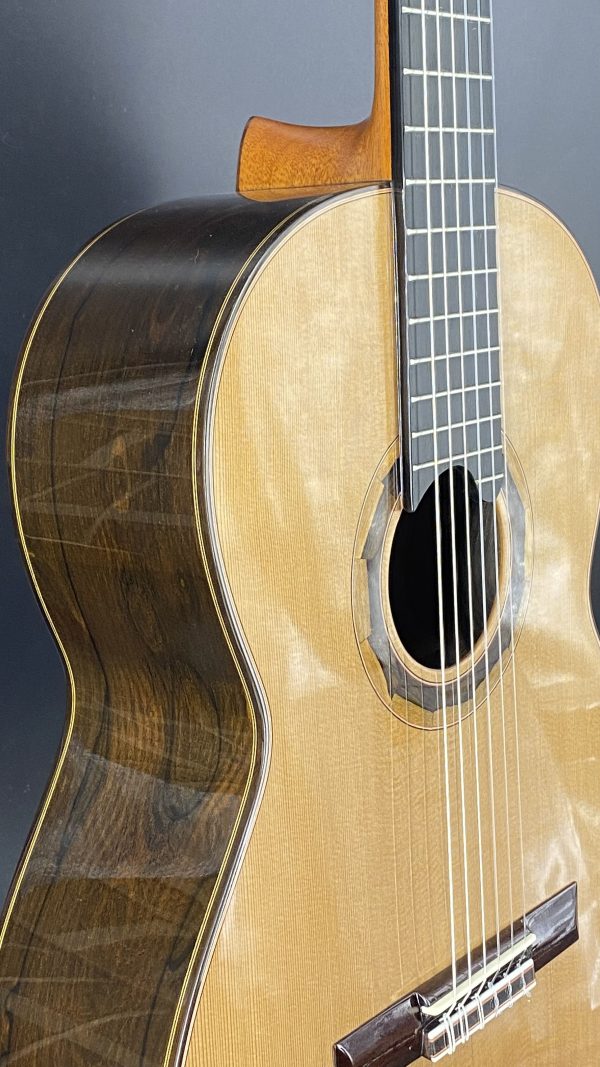 Cedar Ziricote (Cordia dodecandra) All Solid Classical Guitar-Hongjian Lu – 2025 No. 350C Limited Edition -2 - Image 6